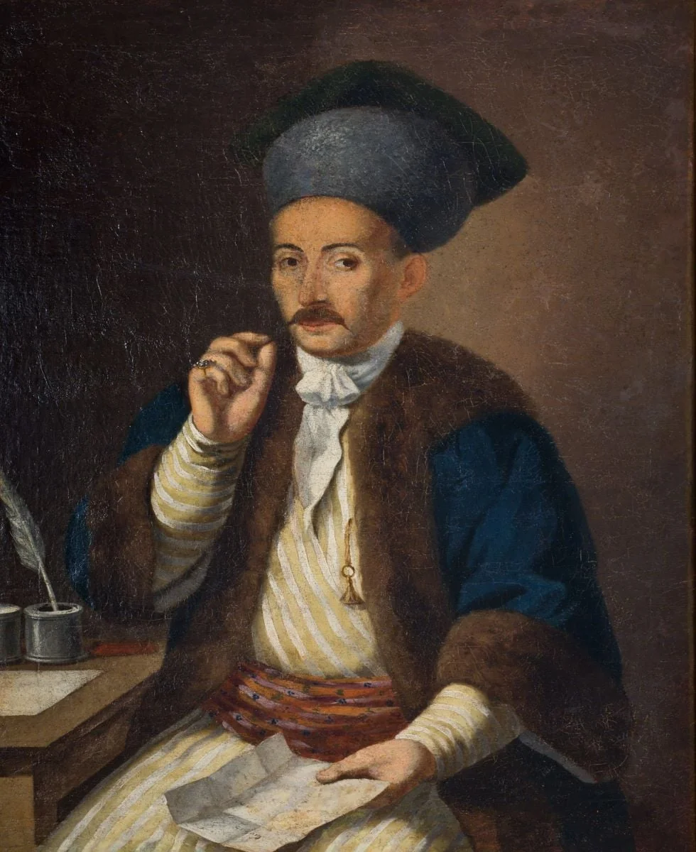 Portretul serdarului Dimitrie Aman, by Carol Wallenstein, unspecified, 1818