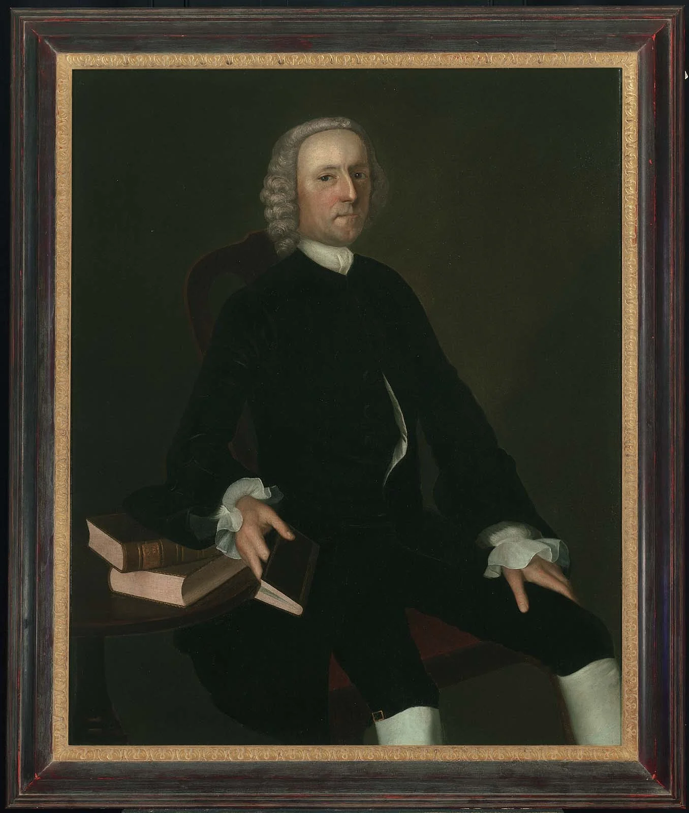 Dr. Joshua Babcock, by Joseph Blackburn, oil, 1761