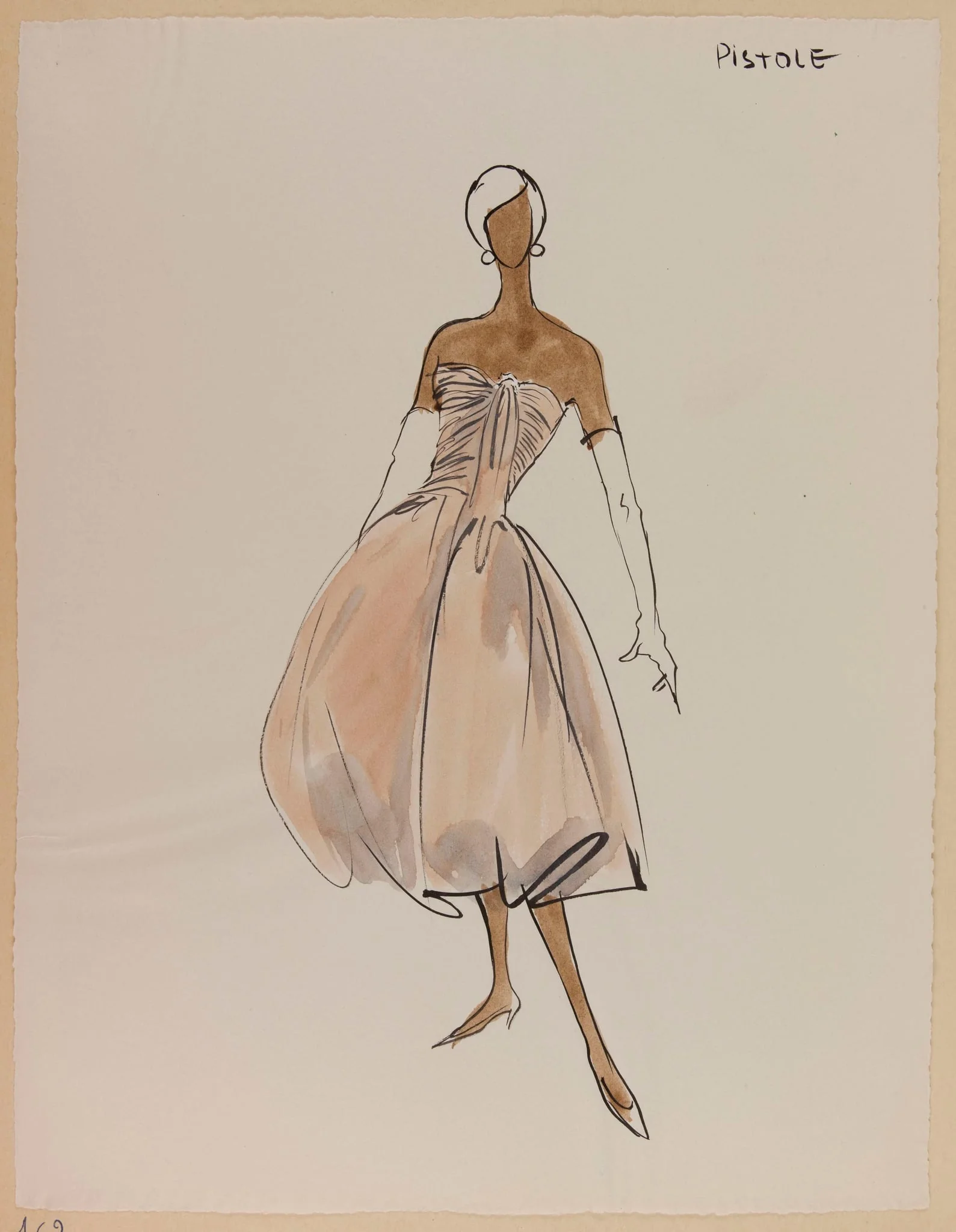 Pistole, by Marie-Louise Carven, 1956