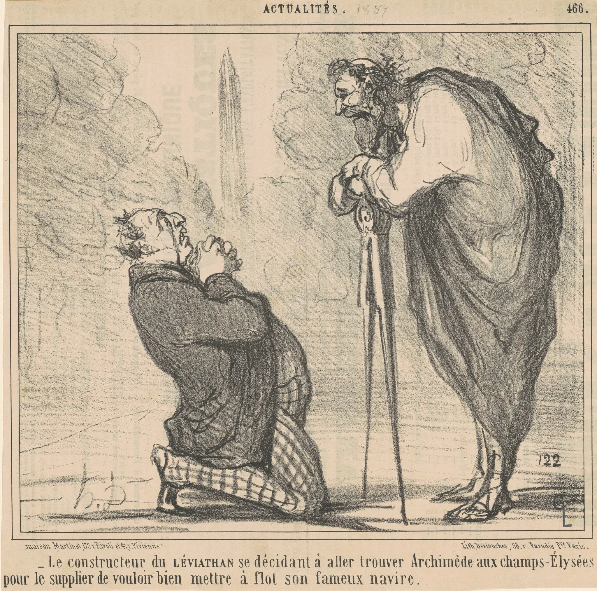 Le constructeur du Léviathan se décidant ...