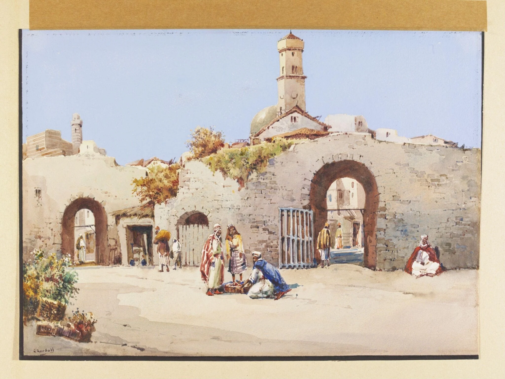 The City Walls, Jaffa, Palestine