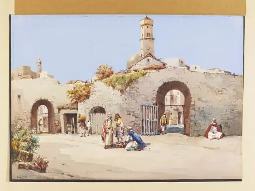 The City Walls, Jaffa, Palestine