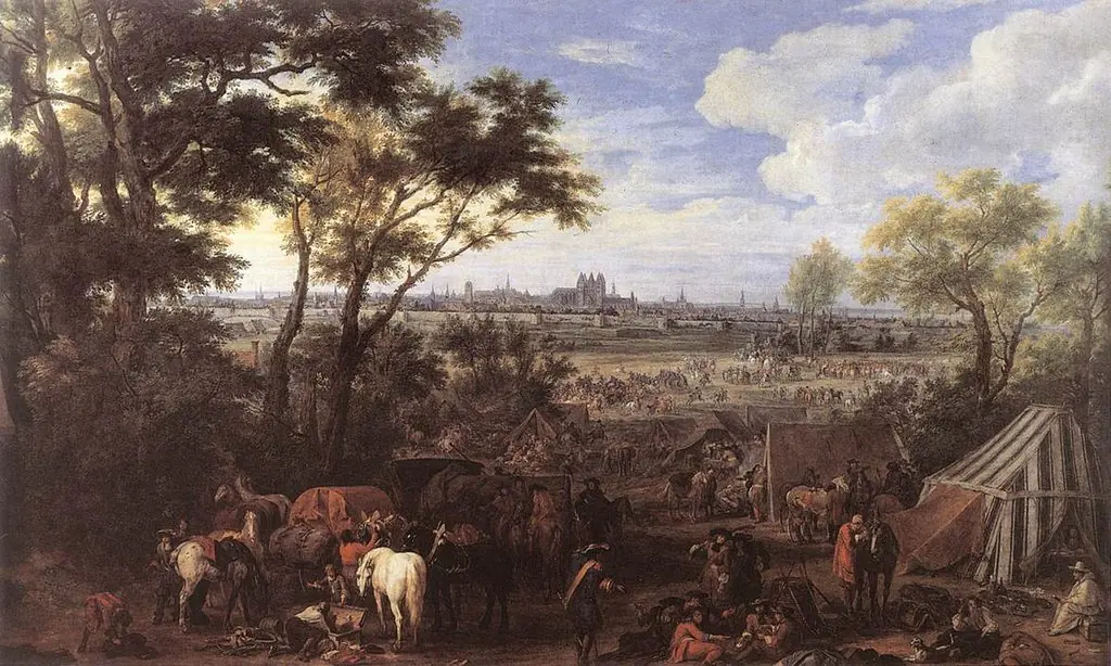 The Army of Louis XIV in front of Tournai in 1667 (Brussels)