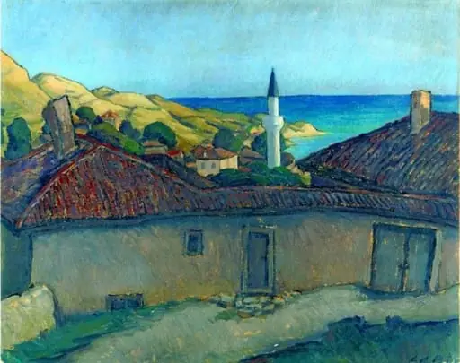 Balcic - Peisaj cu minaret