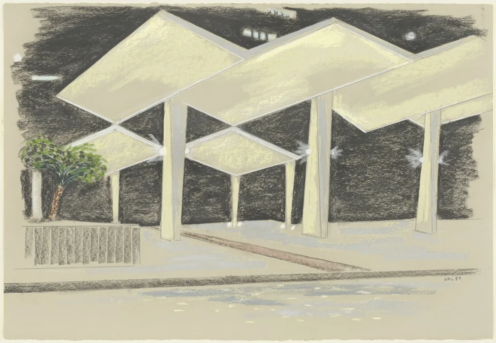 Untitled, by William Leavitt, pastel, 1987