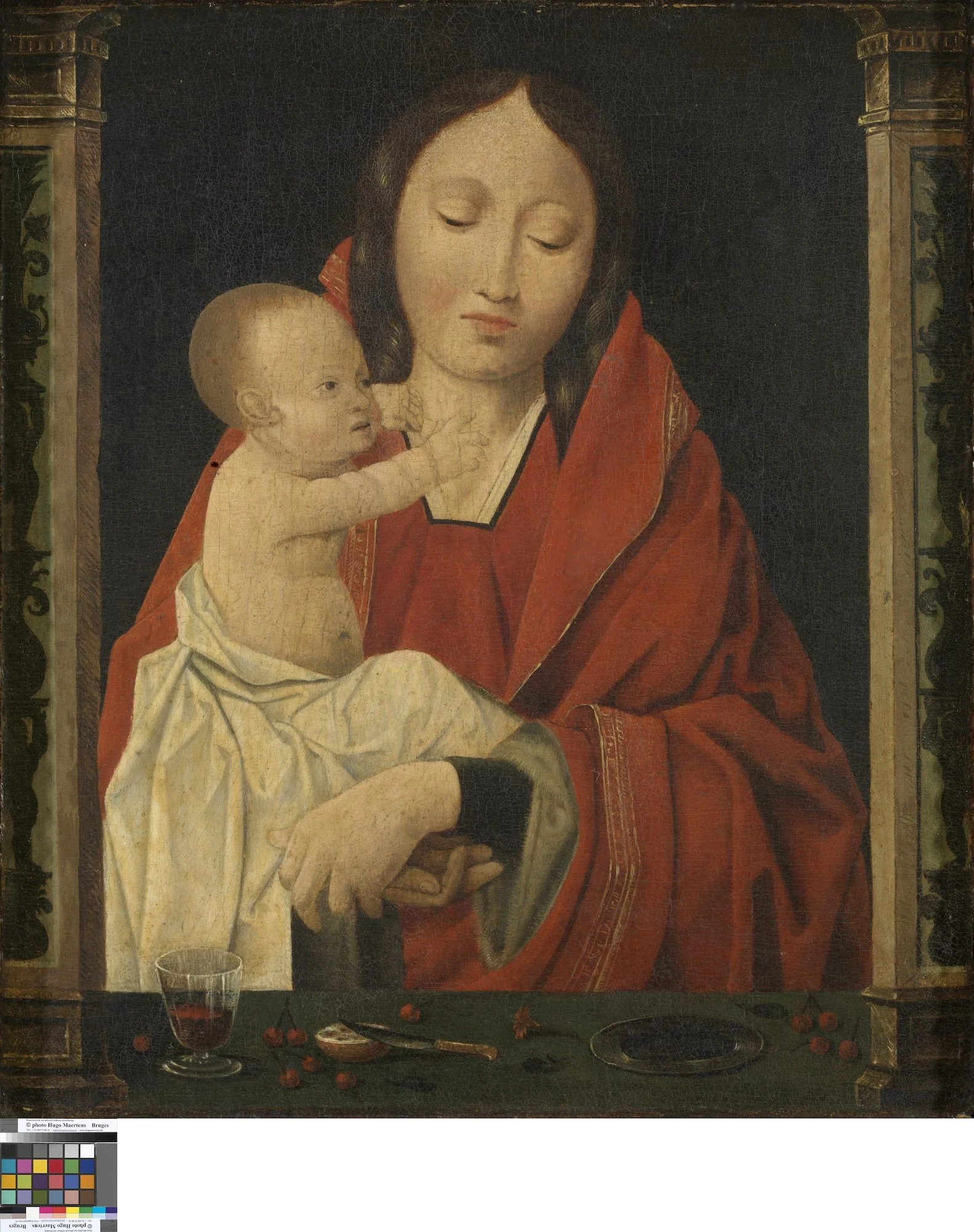 Madonna, by Unknown, oil, 1501
