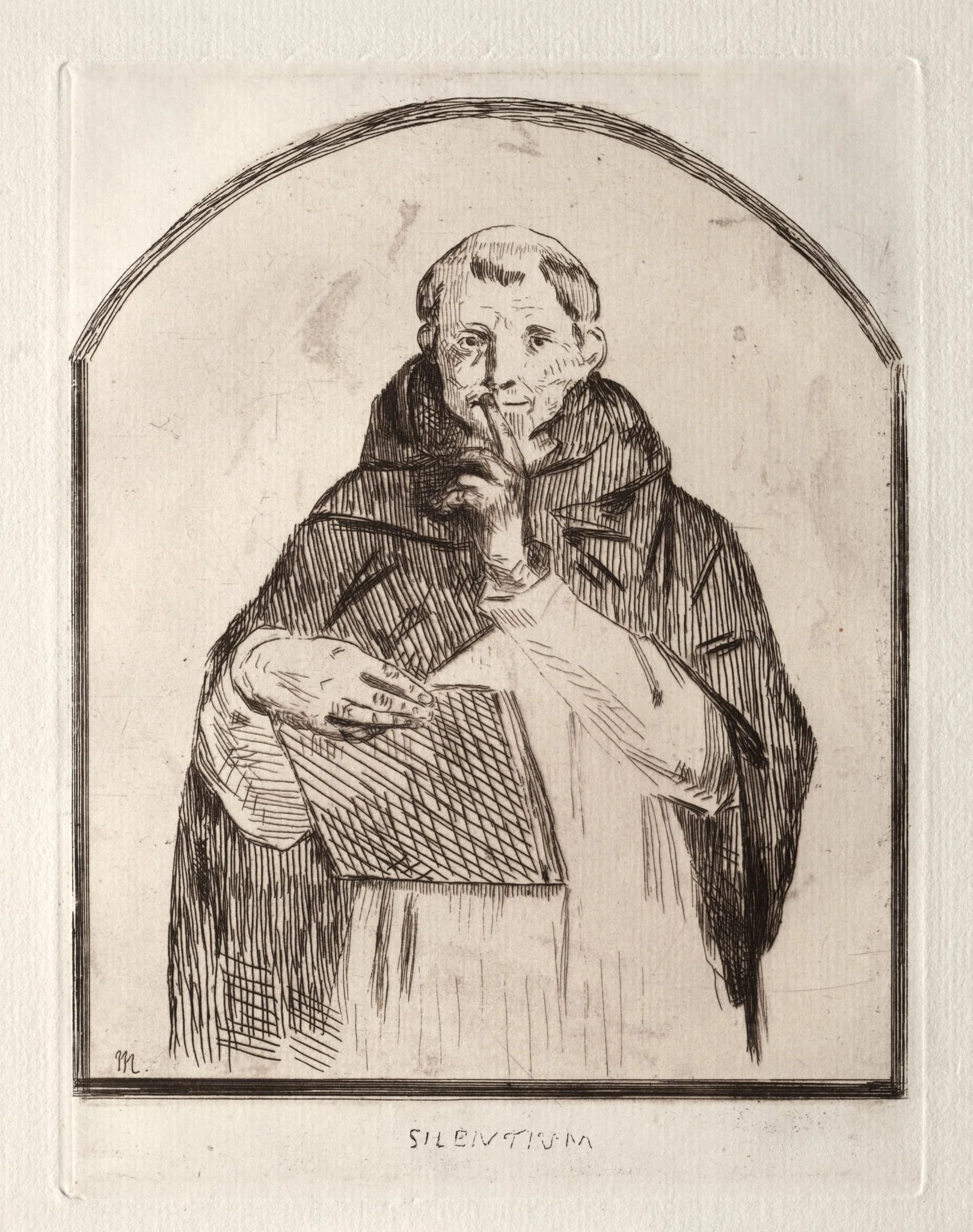 Silentium, by Edouard Manet, 1860