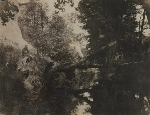 Landscape with Seated Figure on Stream Bank