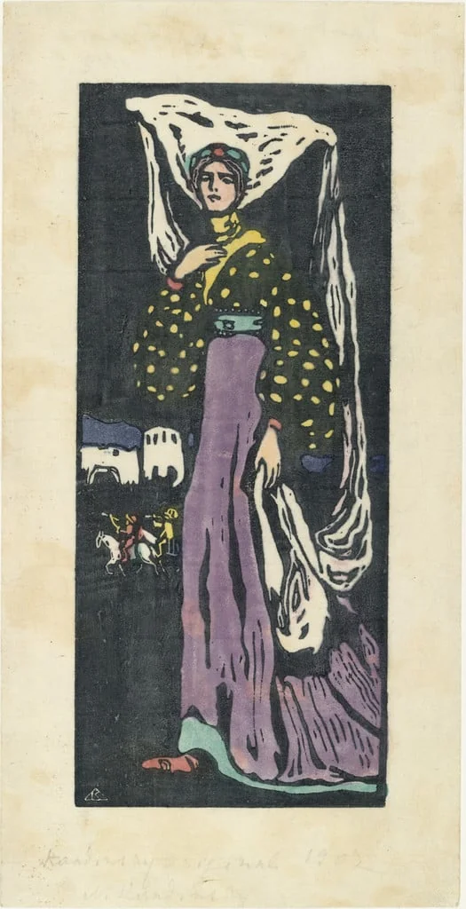 Untitled, by Wassily Kandinsky, ink, 1903