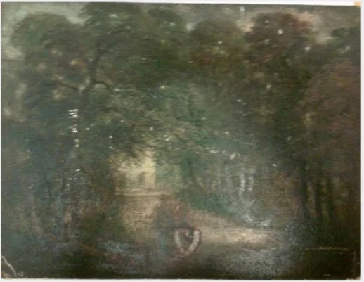 Hunters in a Wood, by William Howis senior, unspecified, 1853