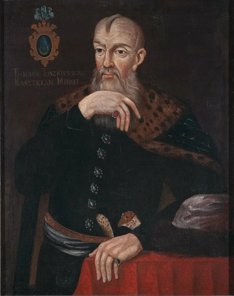 Portrait of Teodor Tyszkiewicz (fl. 2nd half of the 16th c.?), Leliwa coat of arms, castellan of Minsk