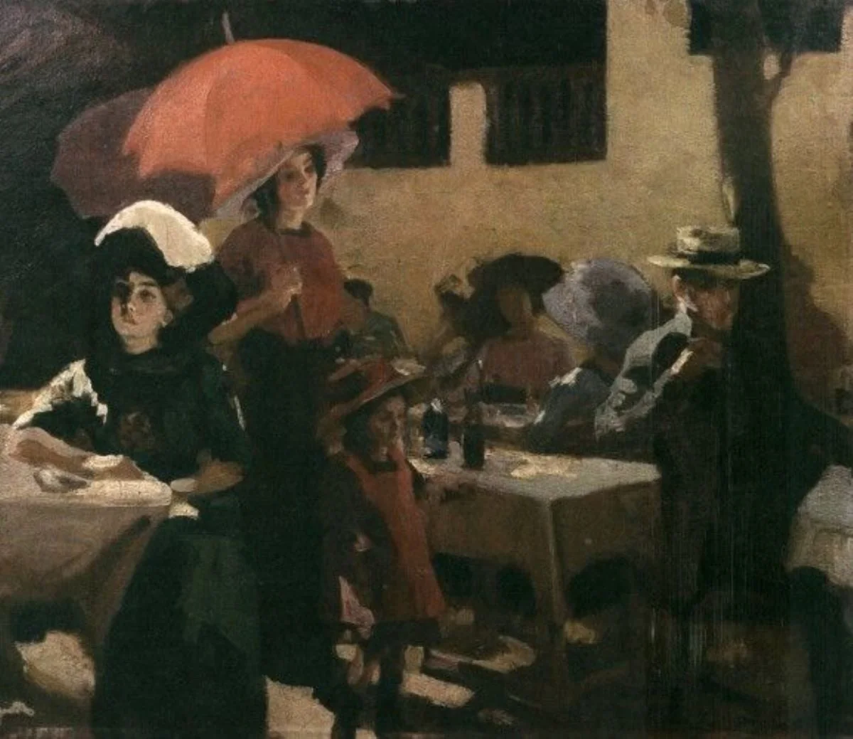 Grădina de vară, by Ipolit Strâmbu(lescu), unspecified, 1912
