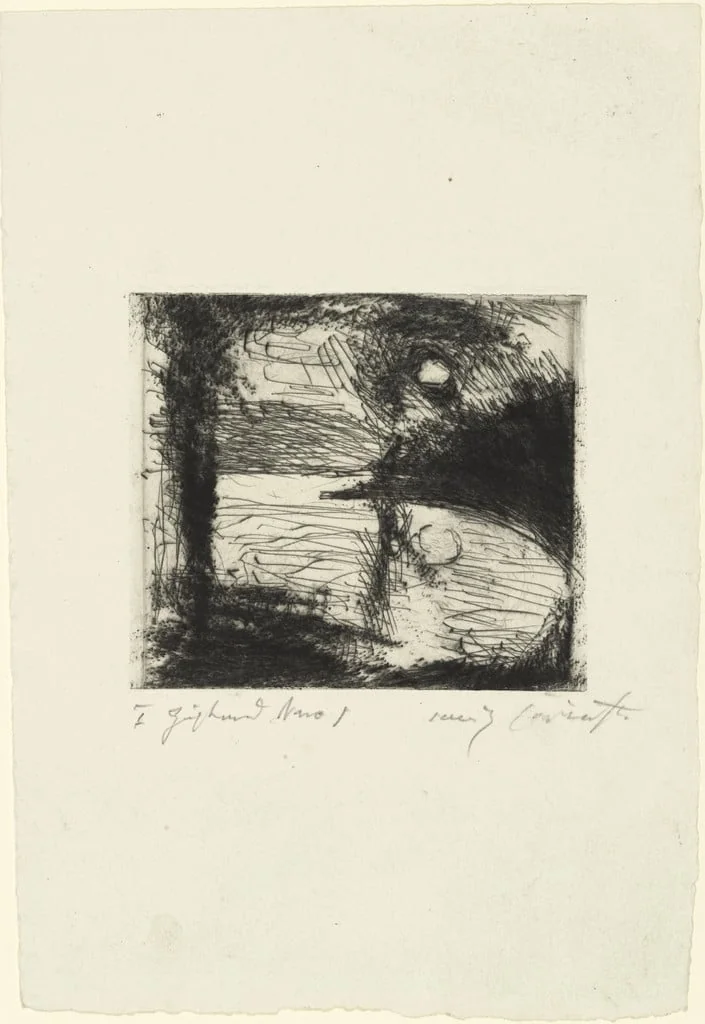 Untitled, by Lovis Corinth, ink, 1920