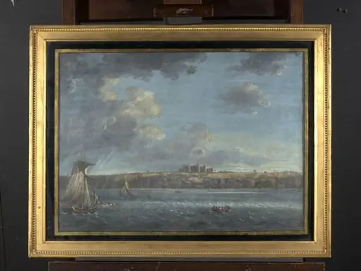 Highcliffe Castle, Dorset (High Cliff, Hampshire), from the Sea
