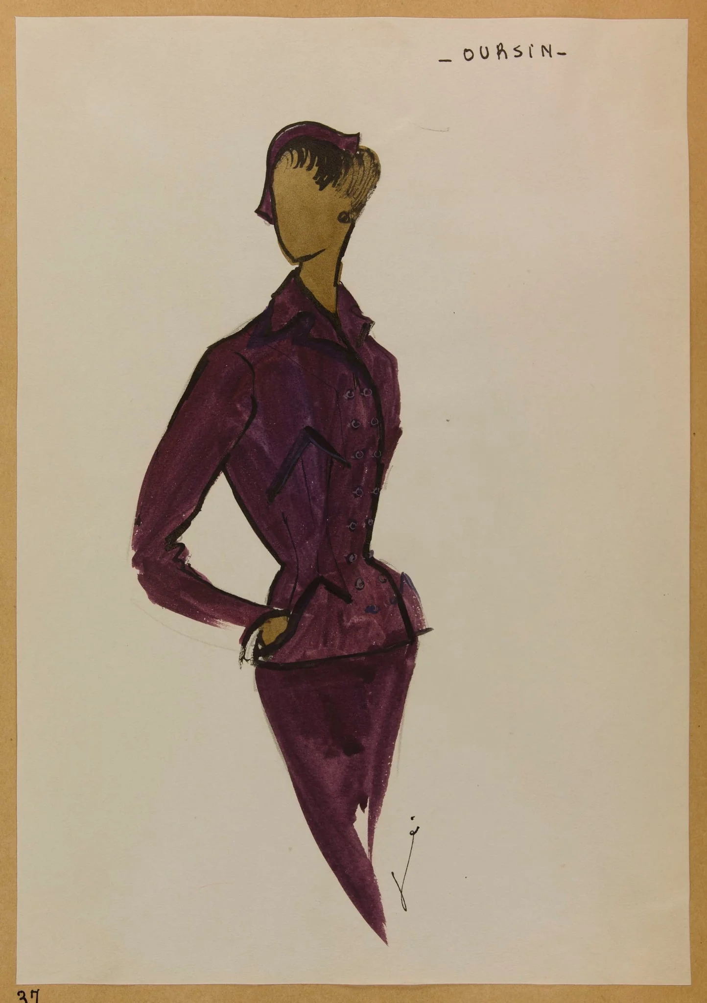 Oursin, by Marie-Louise Carven, 1952