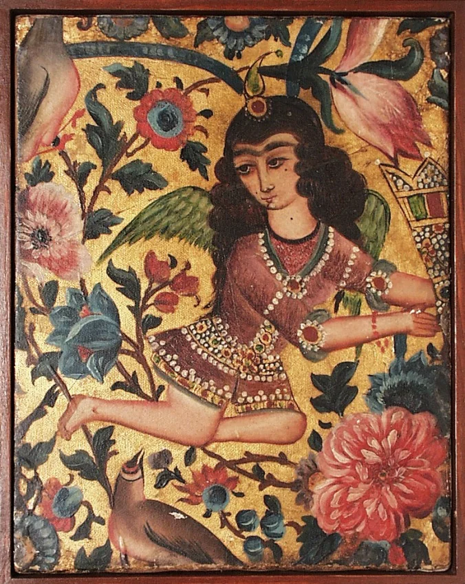 Angel with Crown, by Unknown, unspecified, 1850