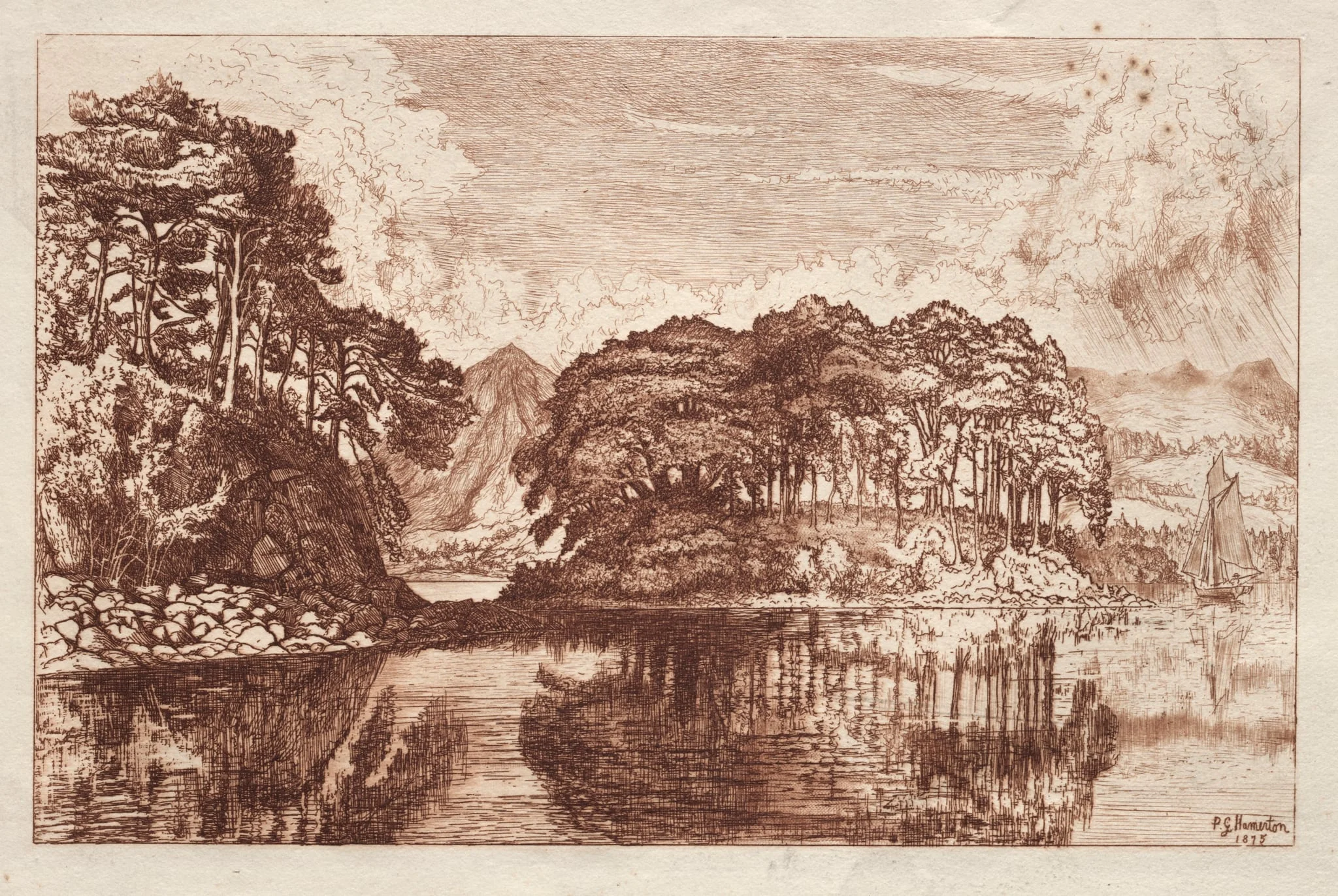The Lake, by Philip Gilbert Hamerton, 1875