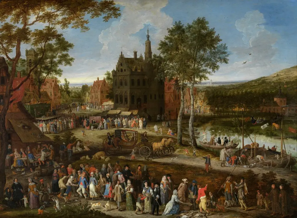 Kermis in a Flemish village