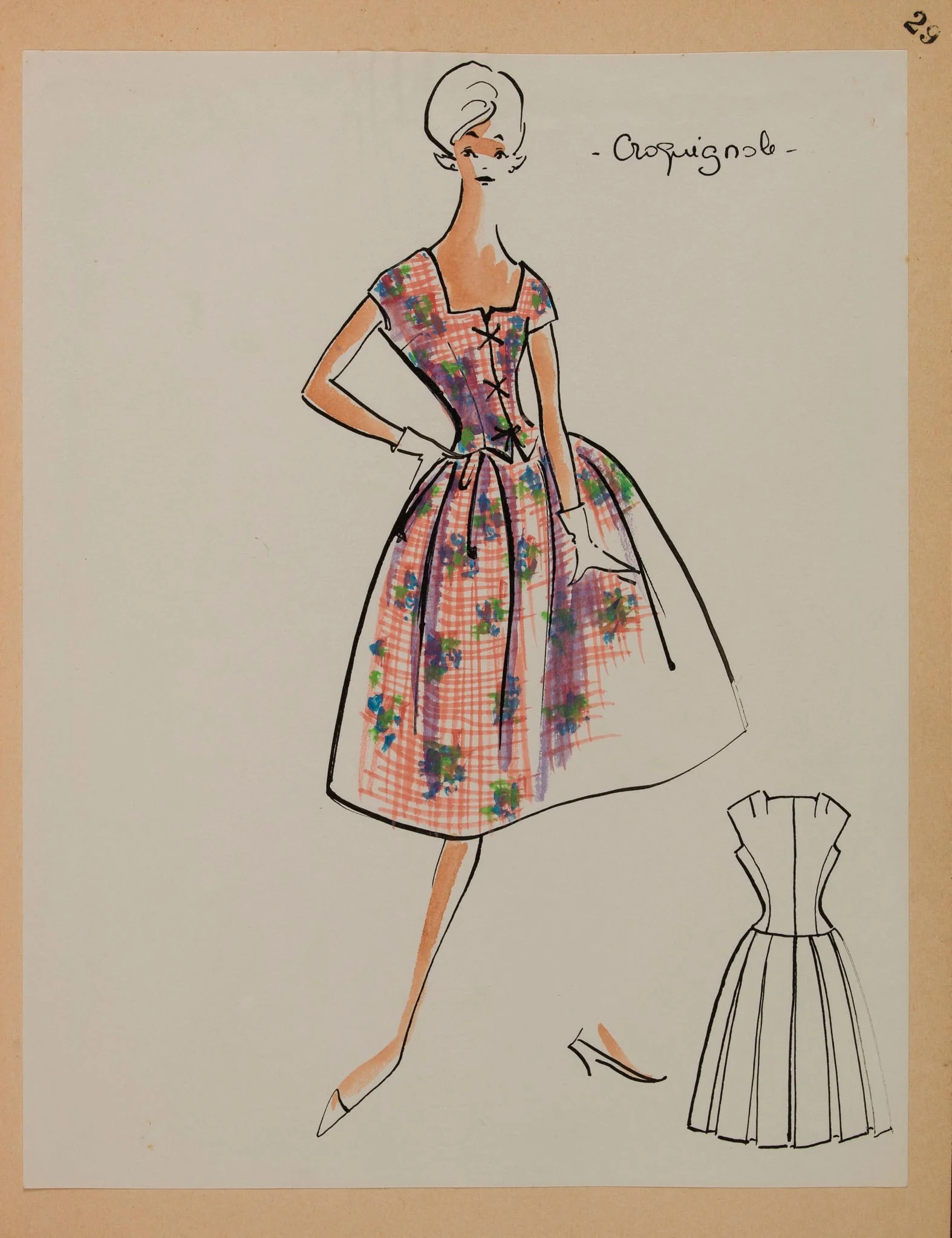 Croquignole, by Carven, 1958