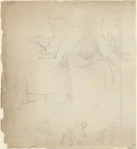 Sheet of Studies [recto and verso]