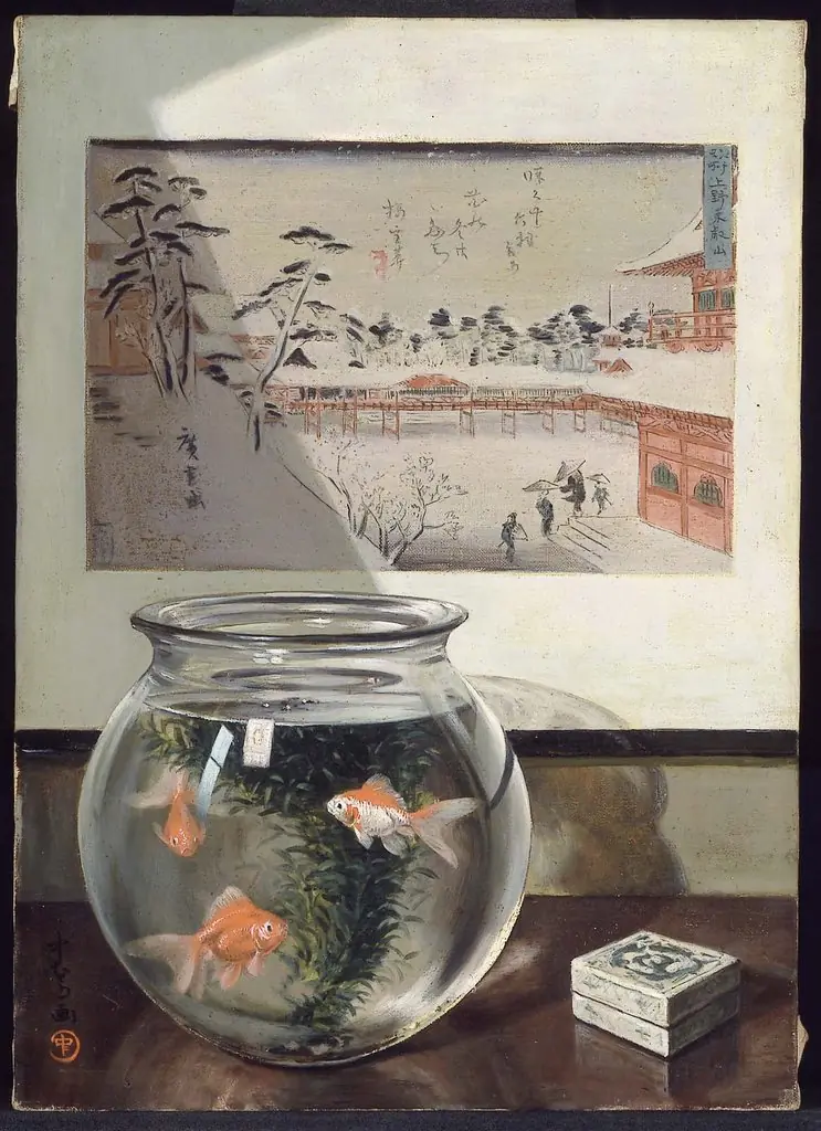 Hiroshige and the Goldfish
