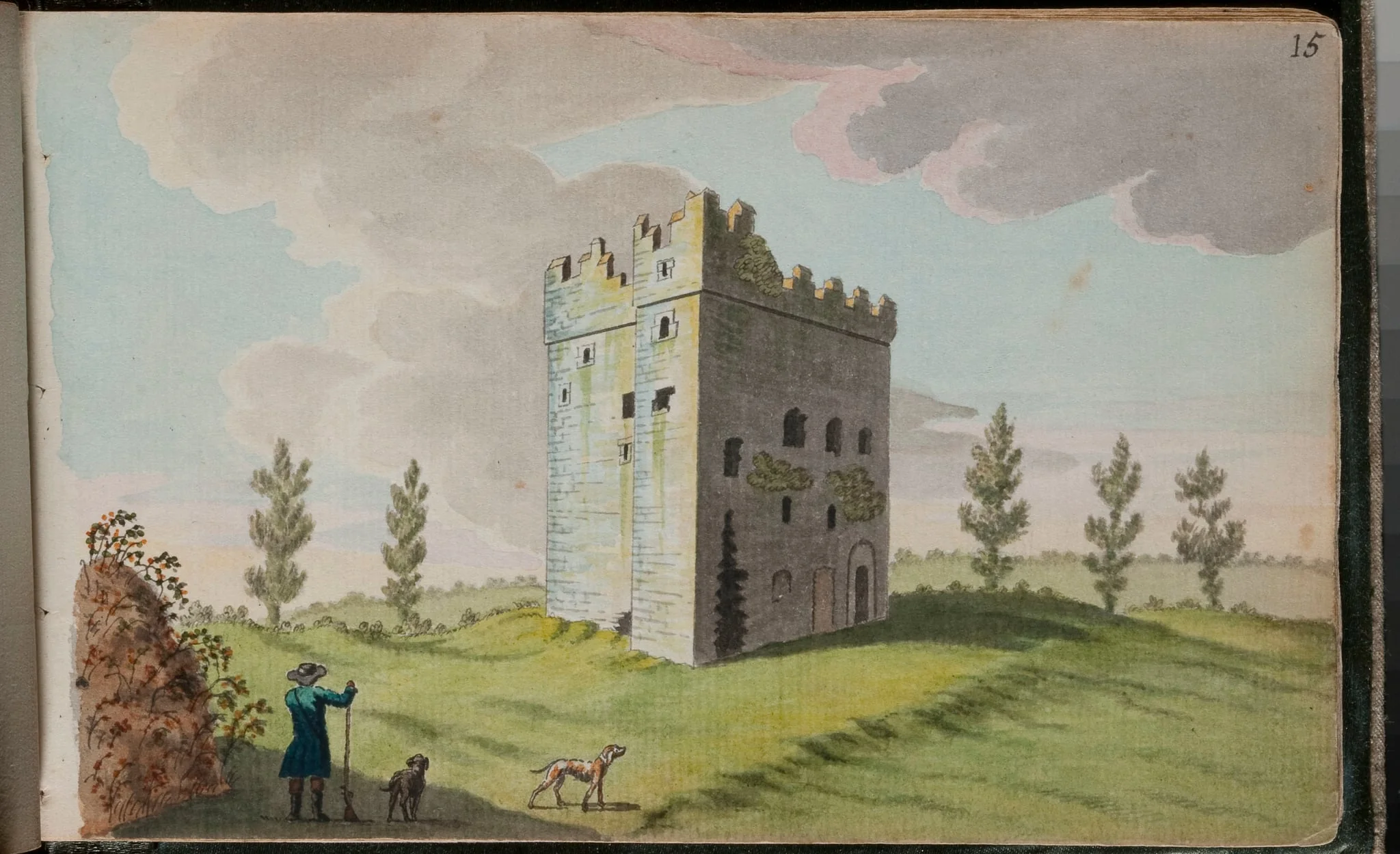 View of Kilgoben [Kilgobbin] Castle, 5 miles from Dublin [...]