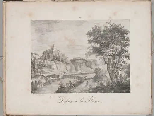 Art of the Lithograph: Landeck in Tirol, Plate III