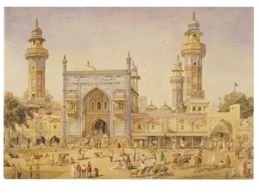 'The Musjid of Wazeer Ali Khan, Lahore, Panjab'