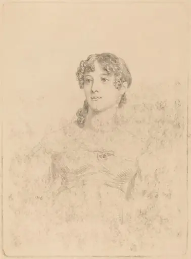 Lady Maria Hooker When Miss Turner at Age Seventeen