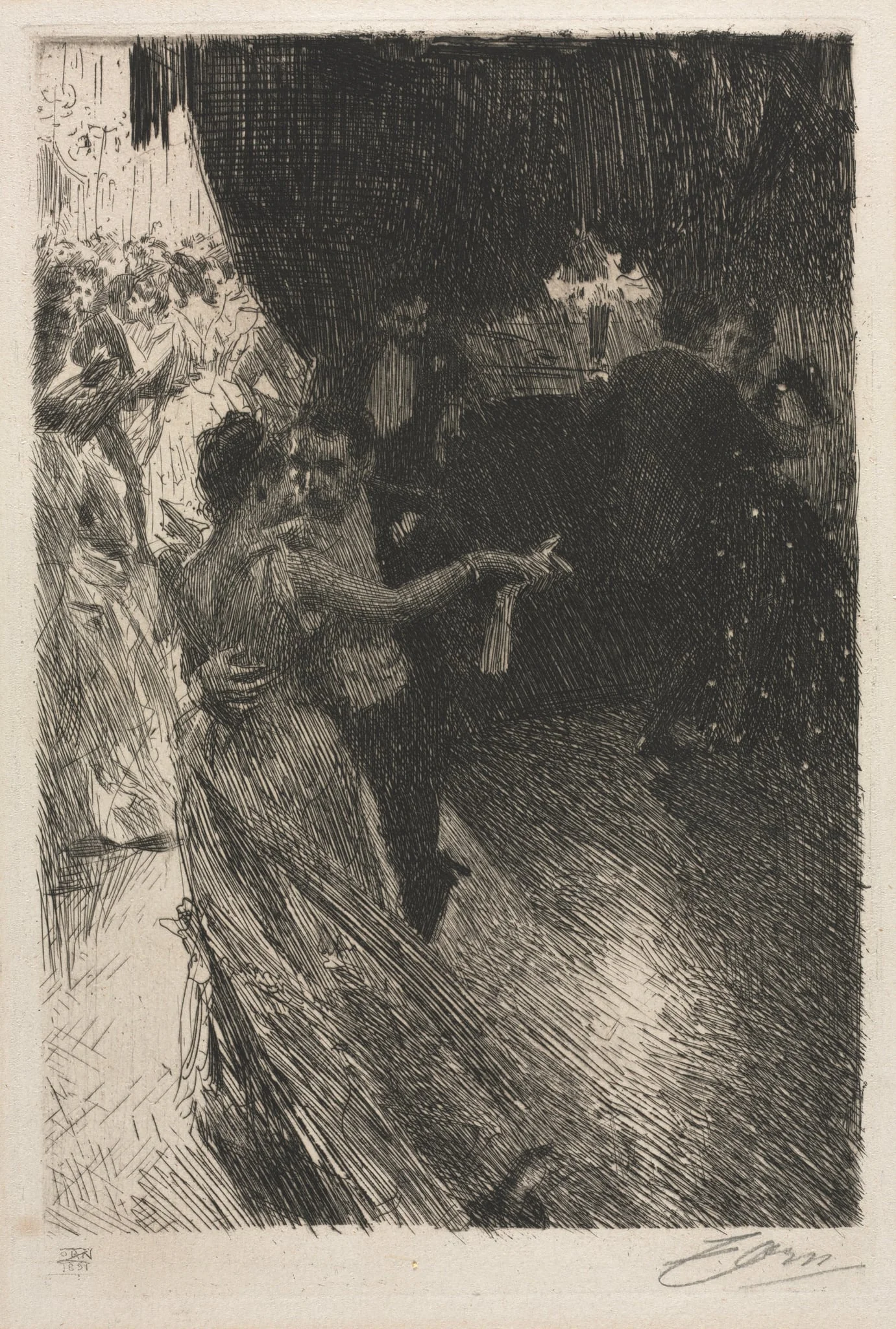 The Waltz, by Anders Zorn, 1891