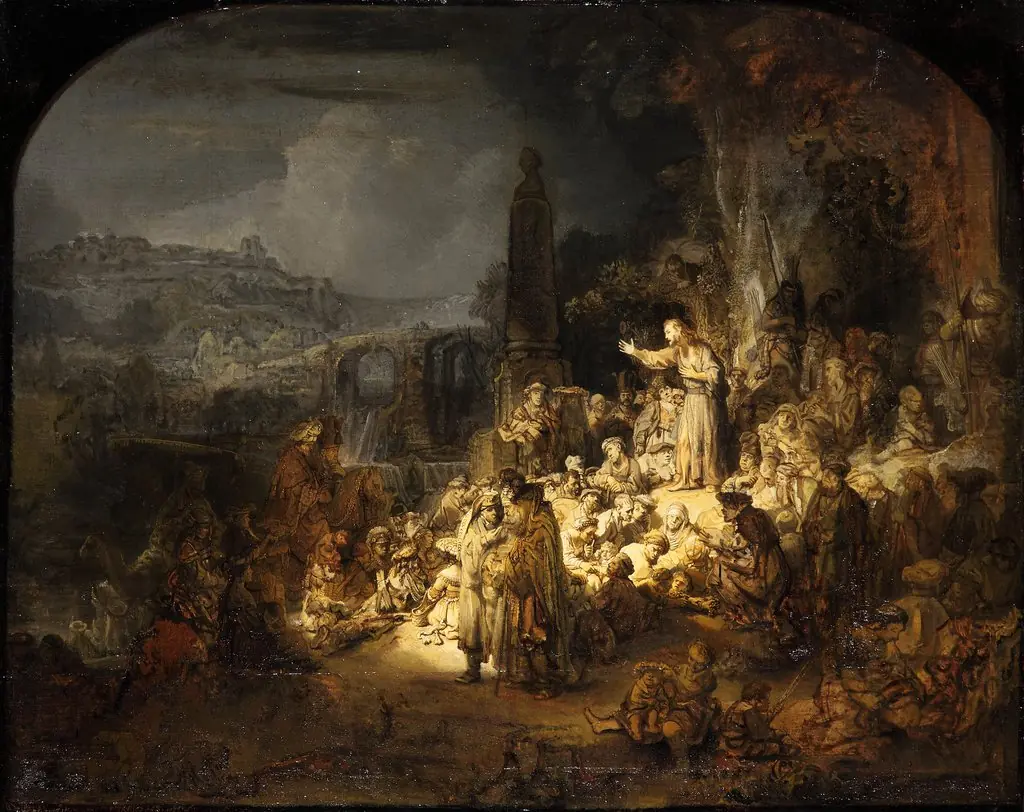 John the Baptist Preaching