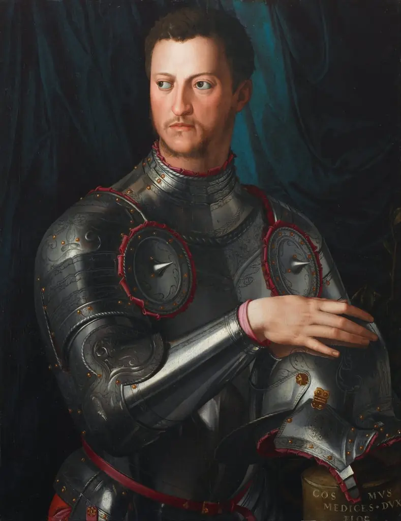 Portrait of Cosimo I de' Medici in armour