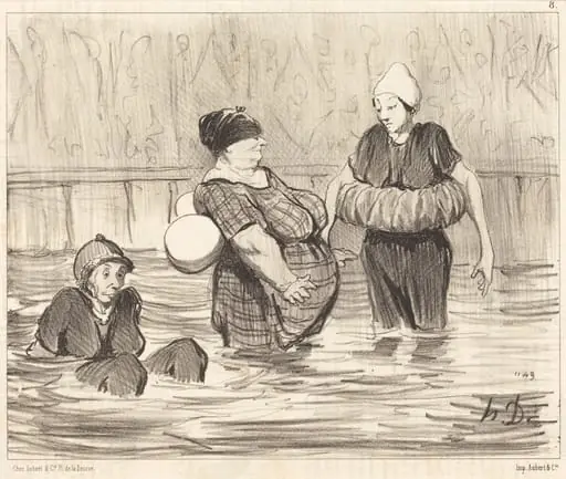 Les Baigneuses prudentes