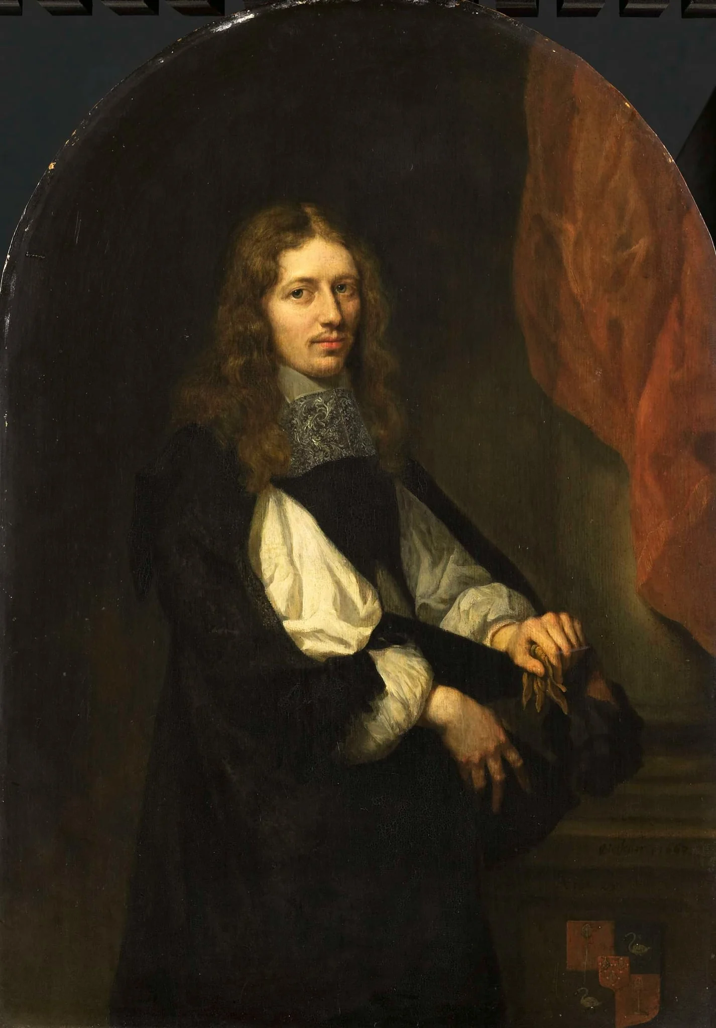 Portrait of Pieter de Graeff (1638-1707), lord of Zuid-Polsbroek, Purmerland, and Ilpendam. Alderman of Amsterdam, by Unknown, unspecified, 1663