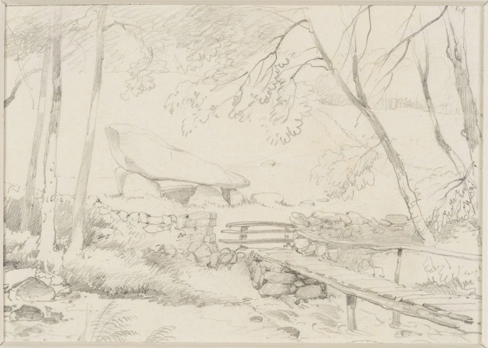Glen Druid, Ireland, by Edward William Cooke, 1850