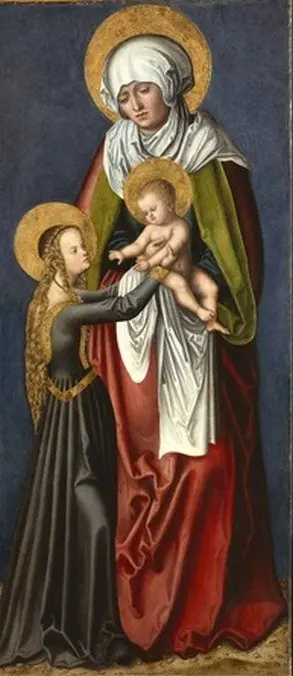 The Virgin and Child with St Anne