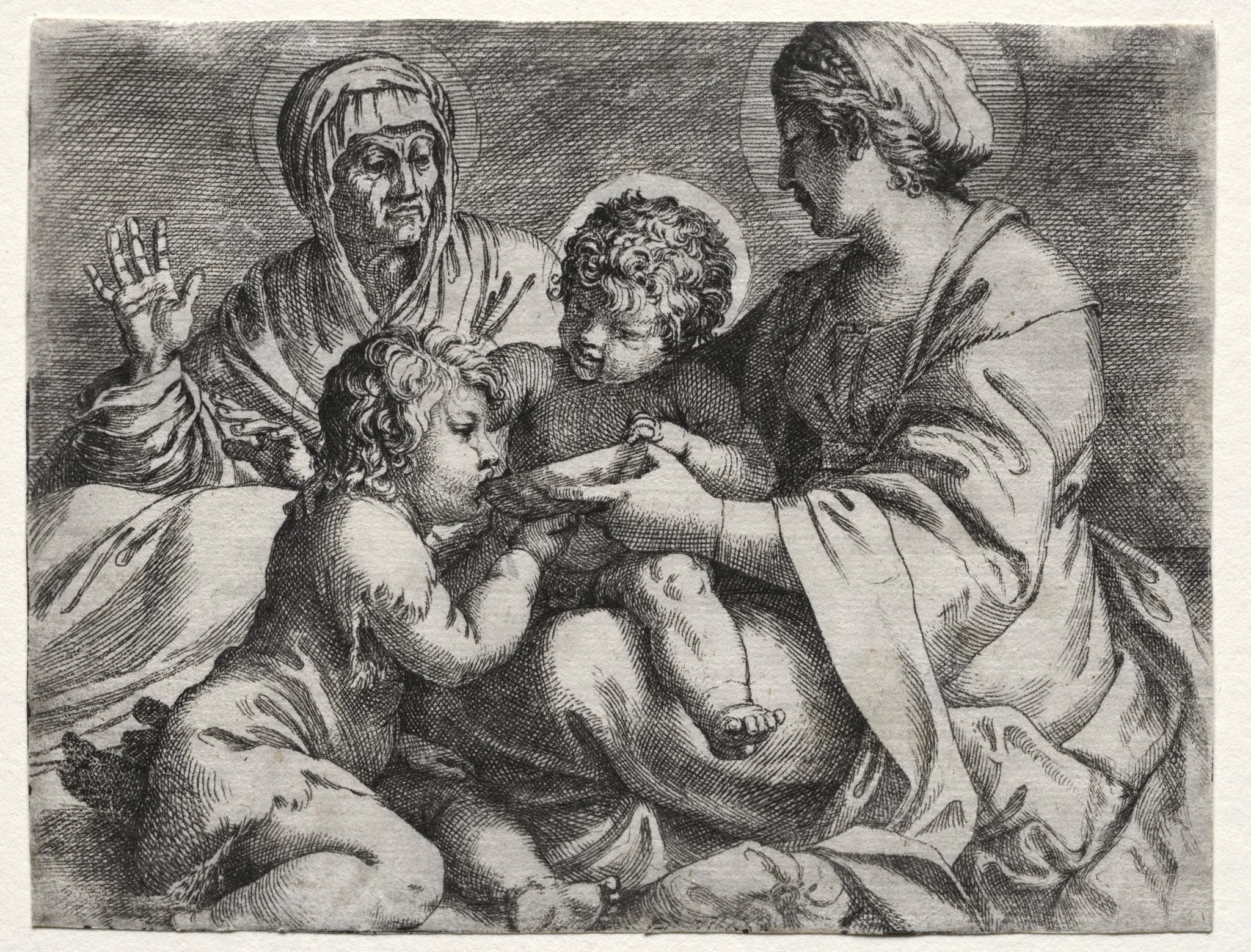 Virgin with the Bowl, by Annibale Carracci, 1606