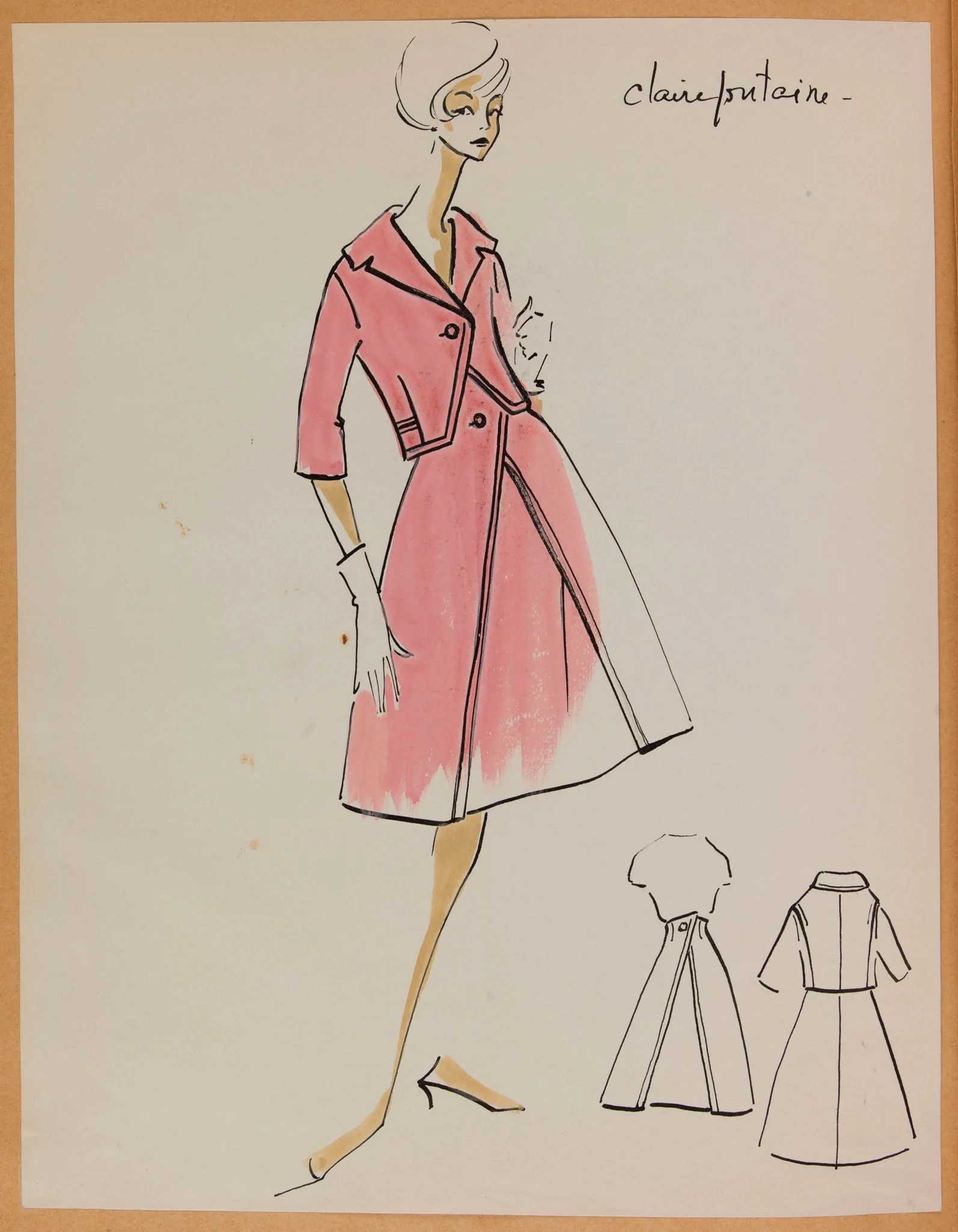 Clairefontaine, by Marie-Louise Carven, 1958