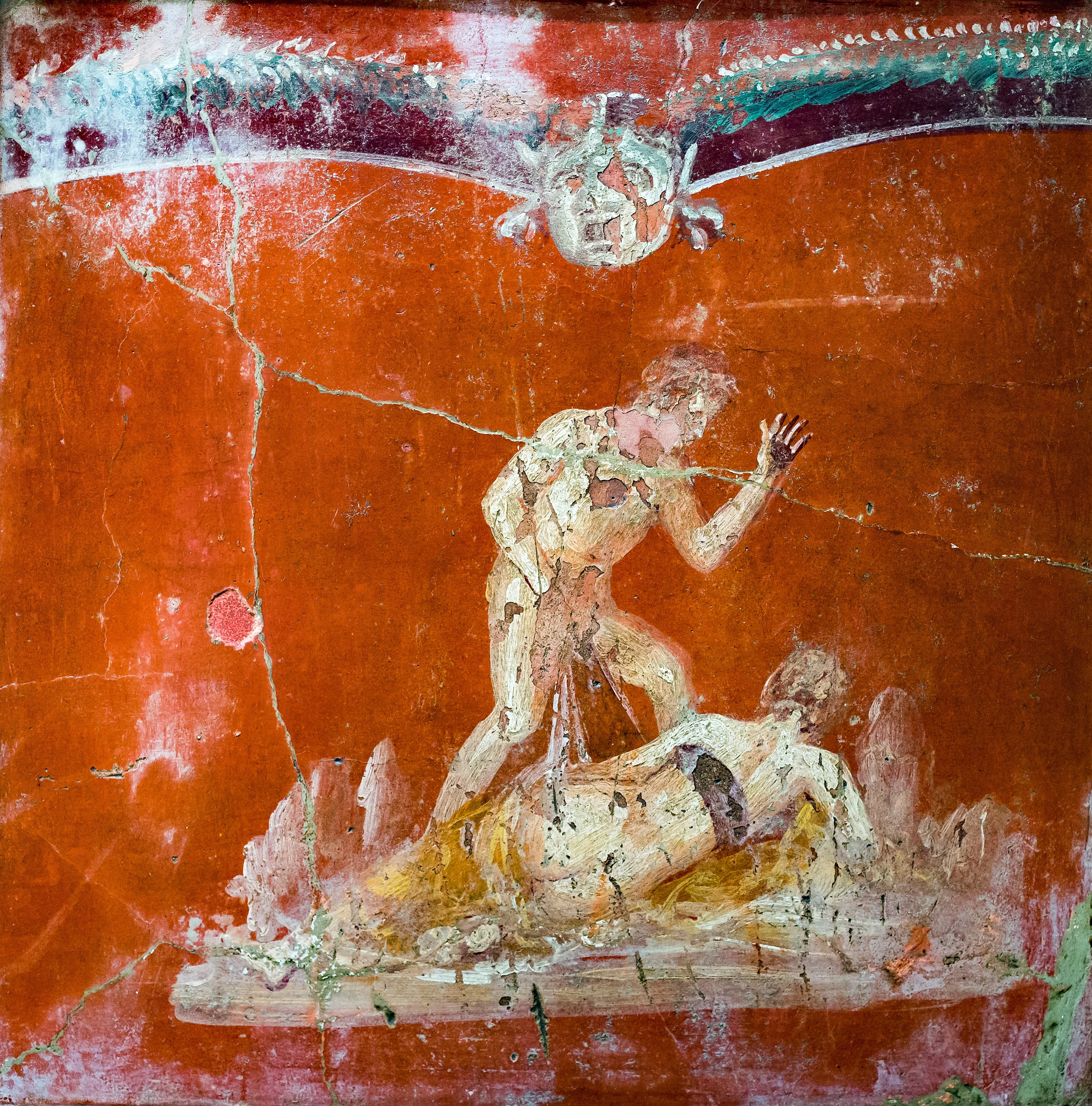 MAN Naples 27685, by Unknown, fresco, 1850