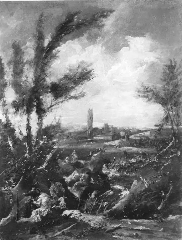 Landschaft mit Musikanten (Fälschung nach)
