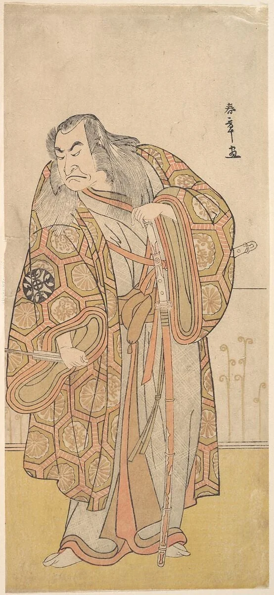 Untitled, by Katsukawa Shunshō, ink, 1742