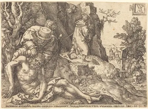 The Good Samaritan Ministering to the Traveler