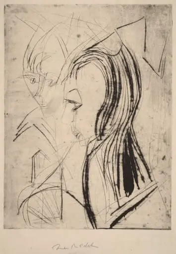 Heads of Two Girls