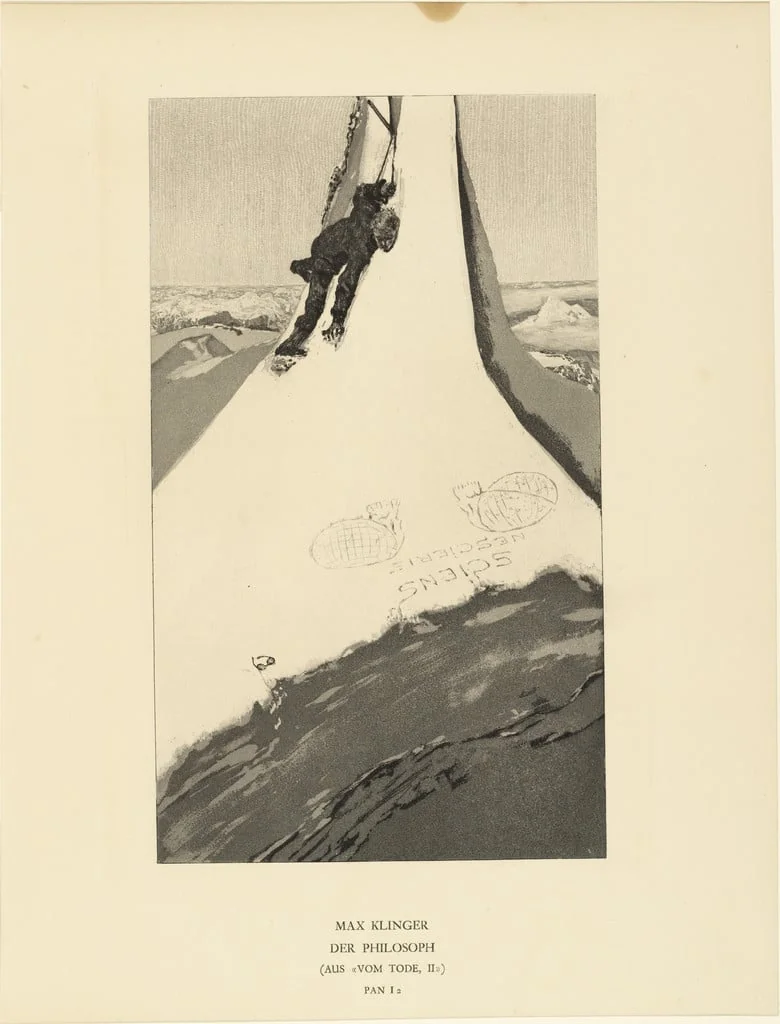 Untitled, by Max Klinger, ink, 1895