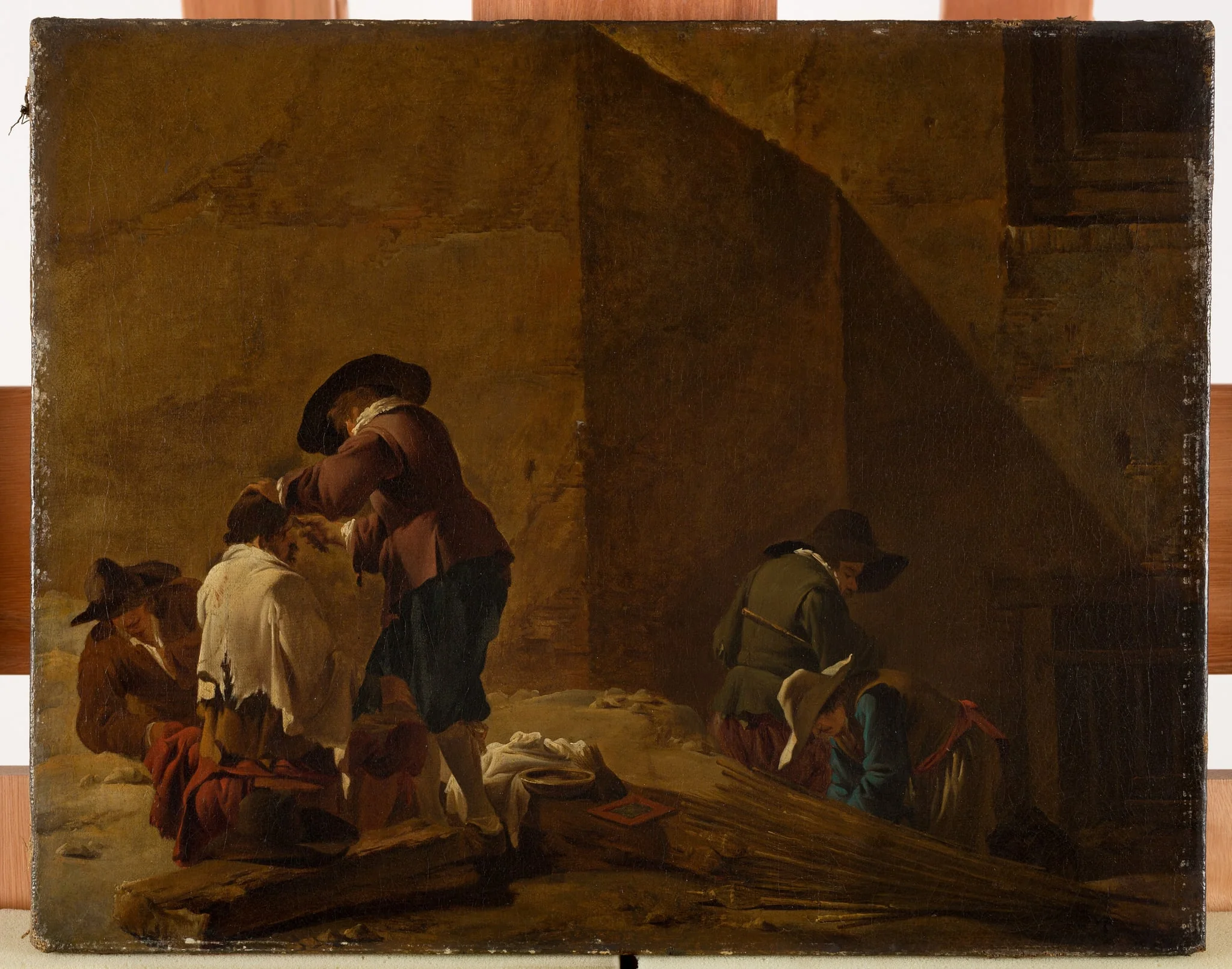 Barbierszene, by Unknown, 1650