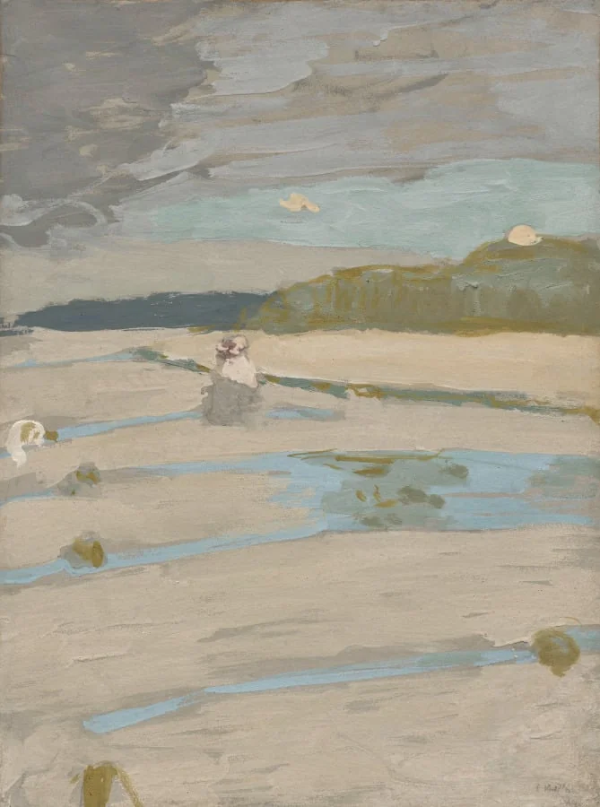 The Beach at Saint-Jacut, by Édouard Vuillard, 1909
