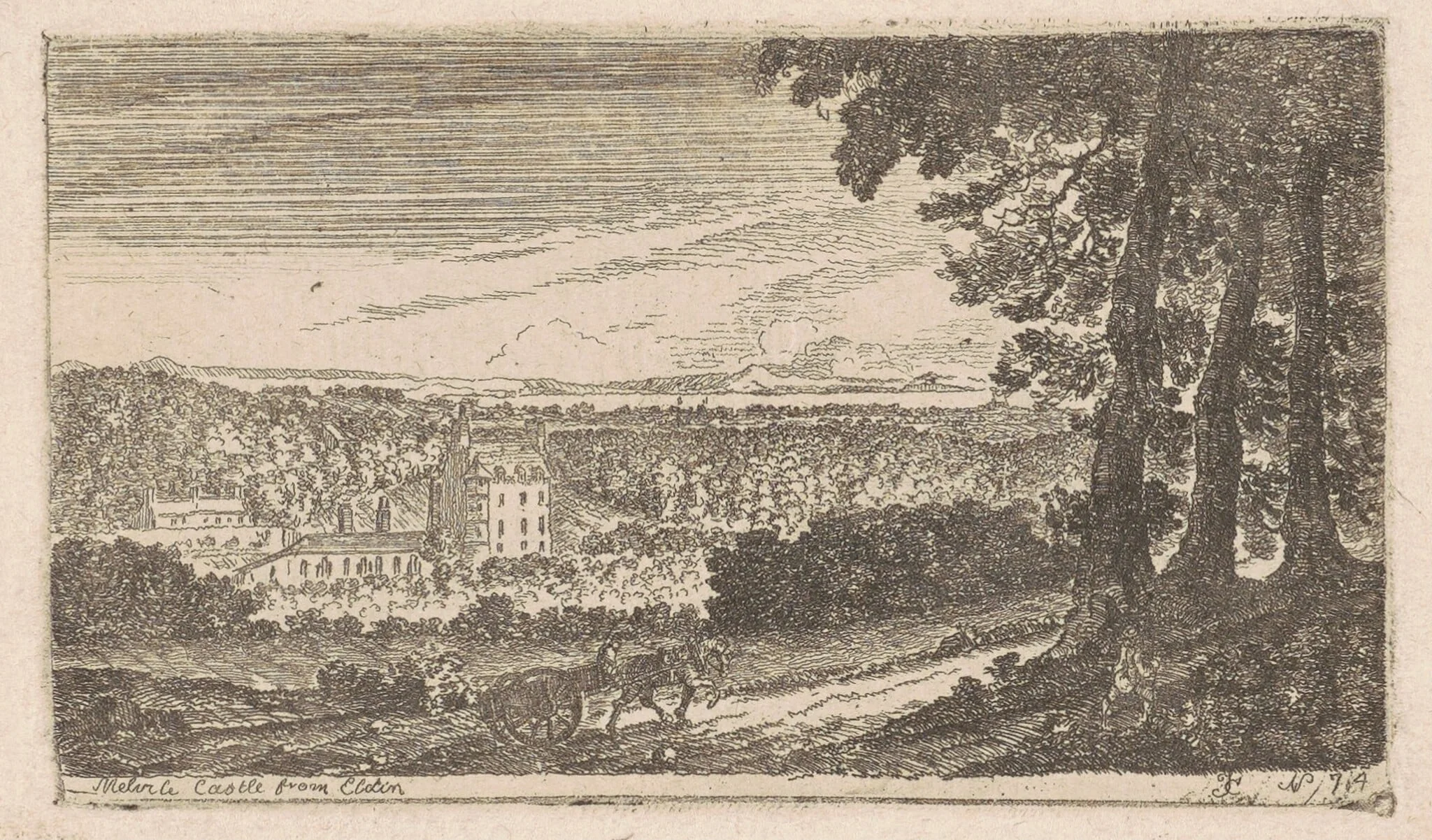 Melville Castle from Eldin