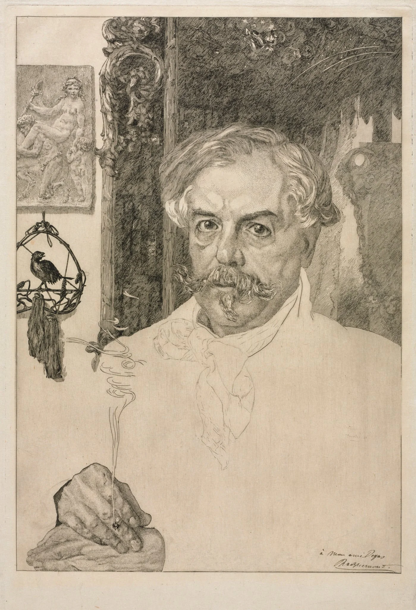 Portrait of Edmond de Goncourt