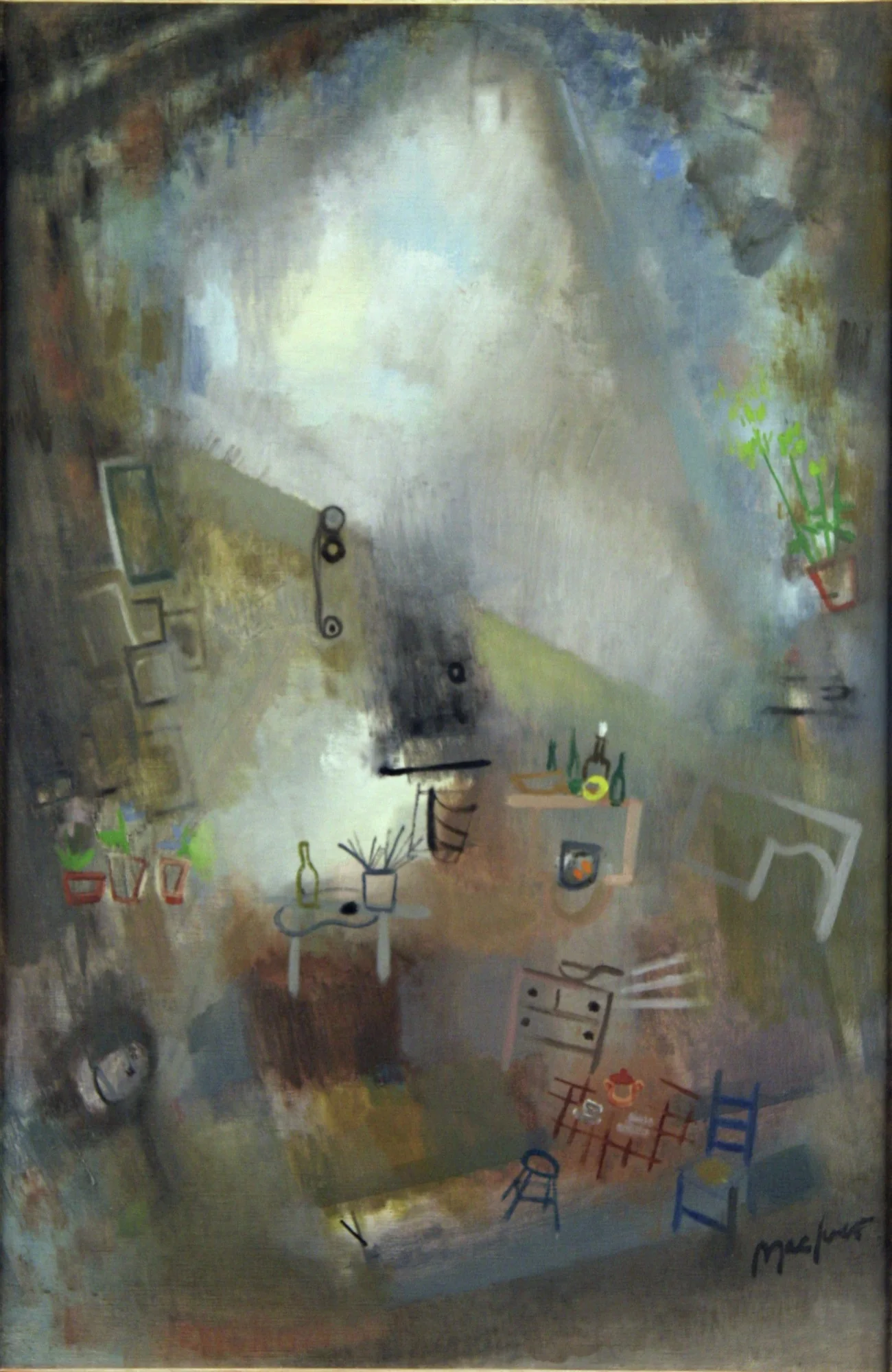 Studio, by Loren MacIver, unspecified, 1959