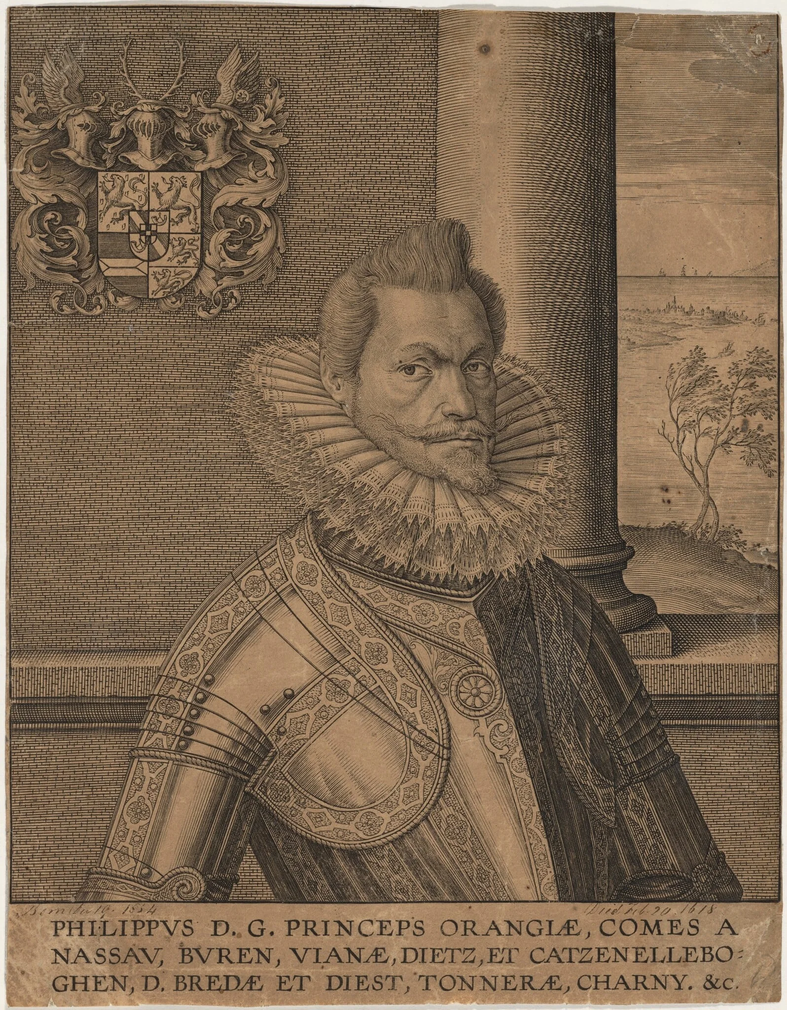 Philip William, Prince of Orange, by Unknown 19th Century, ink, 1850
